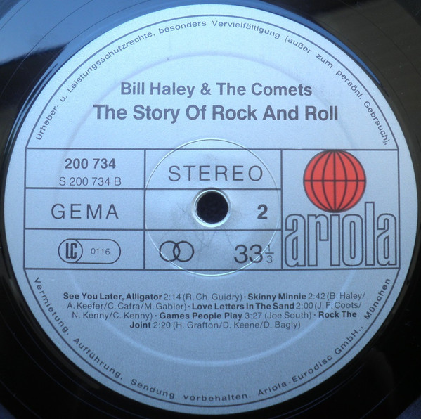 Cover zu Bill Haley And His Comets - The Story Of Rock And Roll | 1979 | Vinyl, LP, Compilation | Rock | Germany