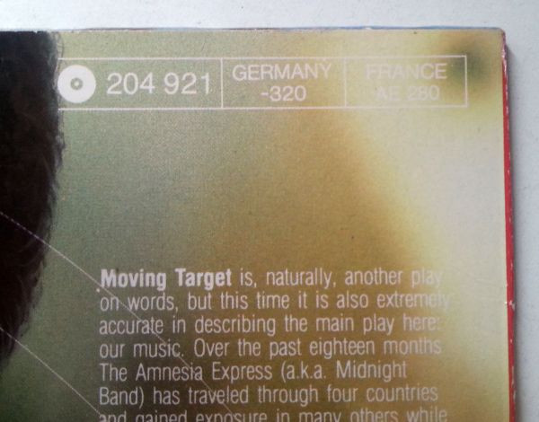 Cover zu Gil Scott-Heron - Moving Target | 1982 | Vinyl, LP, Album | Jazz, Funk / Soul | Germany