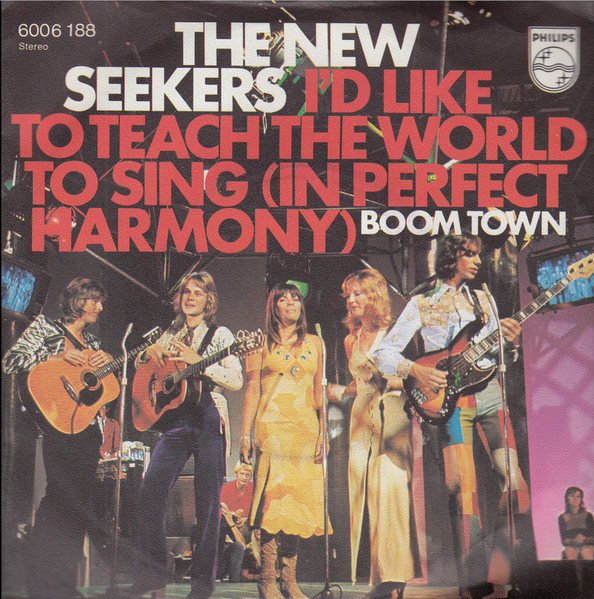 Bild The New Seekers – I’d Like To Teach The World To Sing (In Perfect Harmony) | 1972 | Vinyl, 45 RPM, 7″, Single | Pop, Folk, World, & Country | Germany Schallplatten Ankauf