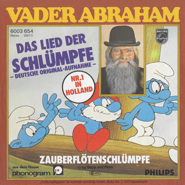 Bild Vader Abraham – Das Lied Der Schlümpfe | 1977 | Vinyl, Stereo, 45 RPM, 7″, Single | Pop | Germany Schallplatten Ankauf