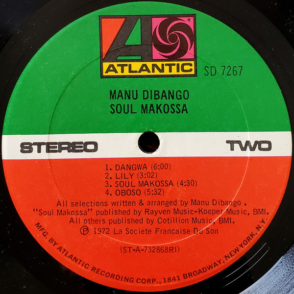 Cover zu Manu Dibango - Soul Makossa | Vinyl, LP, Album, Stereo | Jazz, Funk / Soul, Folk, World, & Country | US