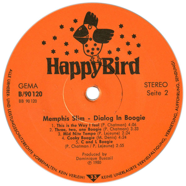 Cover zu Memphis Slim, Philippe Lejeune - Dialog In Boogie | 1980 | Vinyl, LP, Album | Blues | Germany