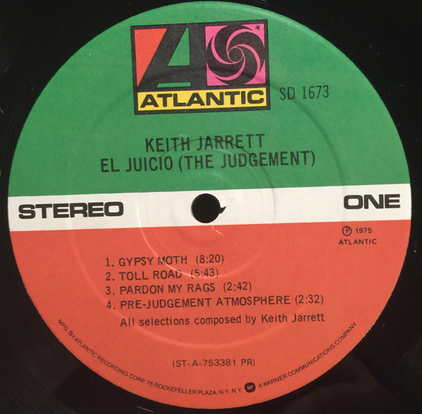 Cover zu Keith Jarrett - El Juicio (The Judgement) | 1975 | Vinyl, LP, Album, Stereo | Jazz | US