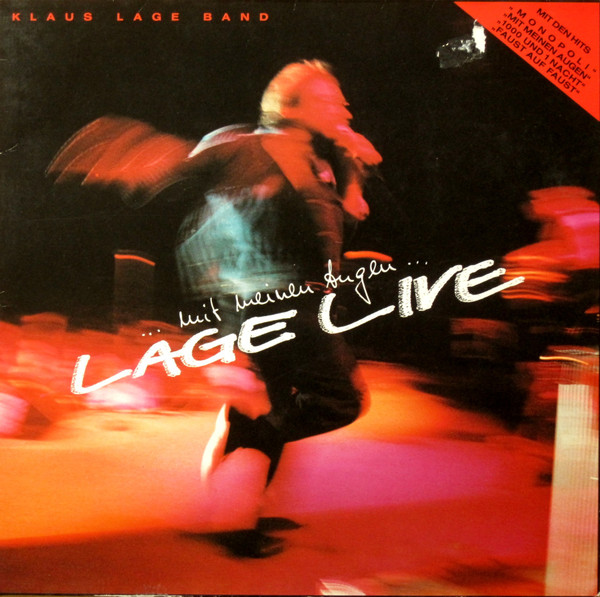 Bild Klaus Lage Band – Mit Meinen Augen – Lage Live | Vinyl, LP, Album | Rock | Germany Schallplatten Ankauf