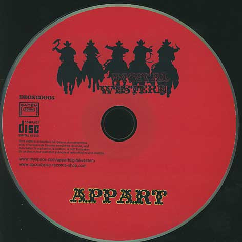 Cover zu A.P.P.A.R.T - Digital Western | 2007 | CD, Album | Electronic, Blues | France
