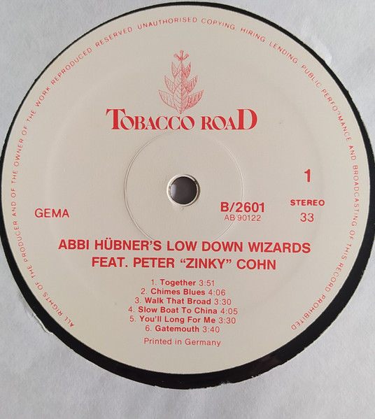 Cover zu Abbi Hübner's Low Down Wizards Featuring Peter Cohn - American Jazz & Blues History | Vinyl, LP, Stereo | Jazz | Germany