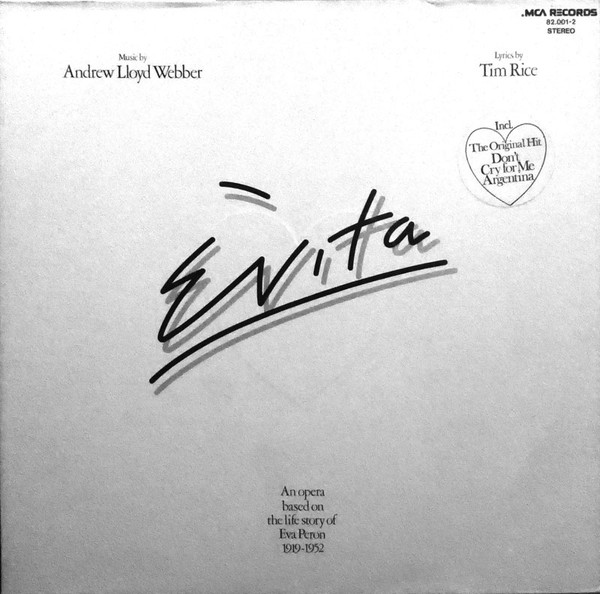 Bild Andrew Lloyd Webber, Tim Rice – Evita | Vinyl, LP, Album, Stereo | Stage & Screen | Germany Schallplatten Ankauf