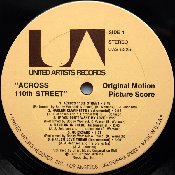 Cover zu Bobby Womack, J.J. Johnson - Across 110th Street | 1972 | Vinyl, LP, Album, Stereo | Funk / Soul, Stage & Screen | US