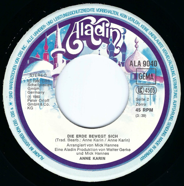Cover zu Anne Karin - Er War Da, Als Ich Dich Brauchte | 1980 | Vinyl, 45 RPM, 7