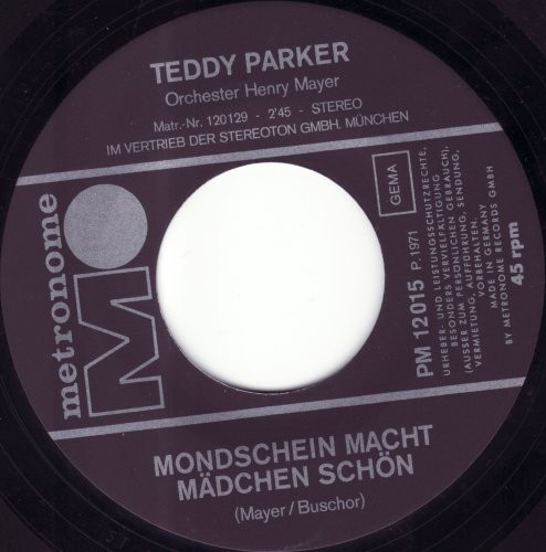 Bild Teddy Parker – Wie Eine Ladung Dynamit | 1971 | Vinyl, 45 RPM, 7″, Single | Pop | Germany Schallplatten Ankauf