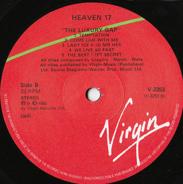 Cover zu Heaven 17 - The Luxury Gap | Vinyl, LP, Album | Pop | Scandinavia