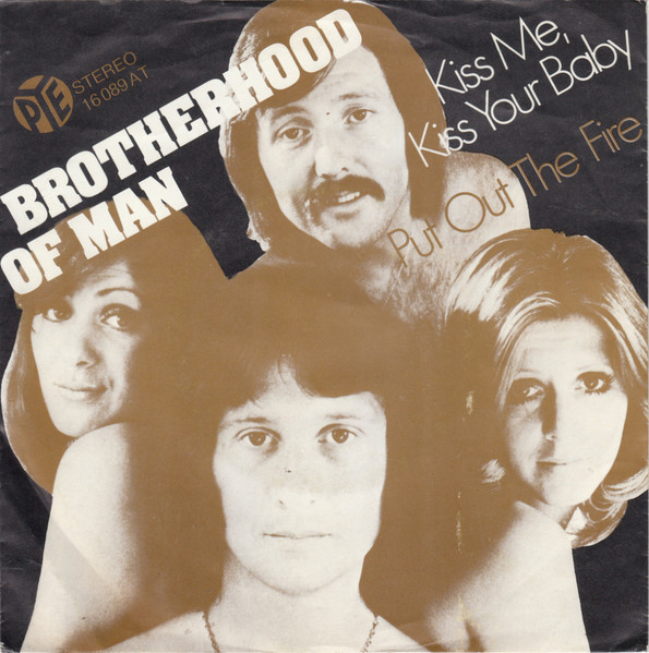 Bild Brotherhood Of Man – Kiss Me, Kiss Your Baby | 1975 | Vinyl, Stereo, 45 RPM, 7″, Single | Pop | Germany Schallplatten Ankauf