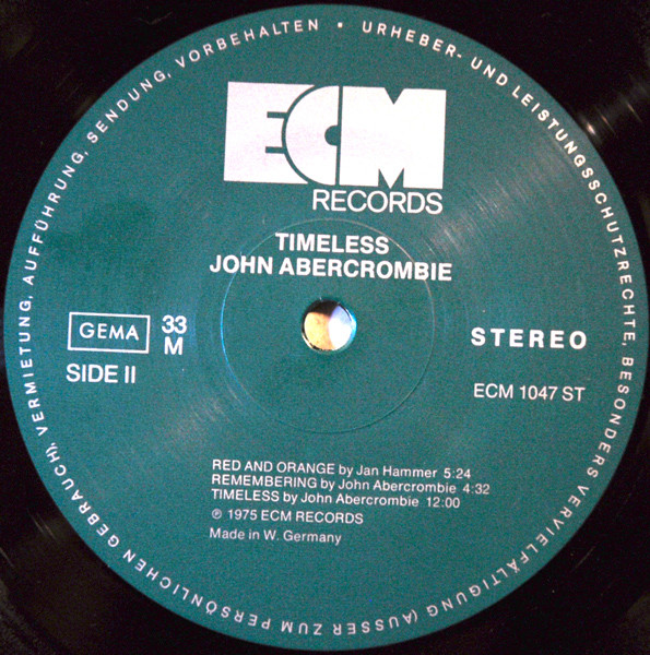 Cover zu John Abercrombie, Jan Hammer, Jack DeJohnette - Timeless | Vinyl, LP, Album, Reissue, Repress | Jazz, Rock | Germany