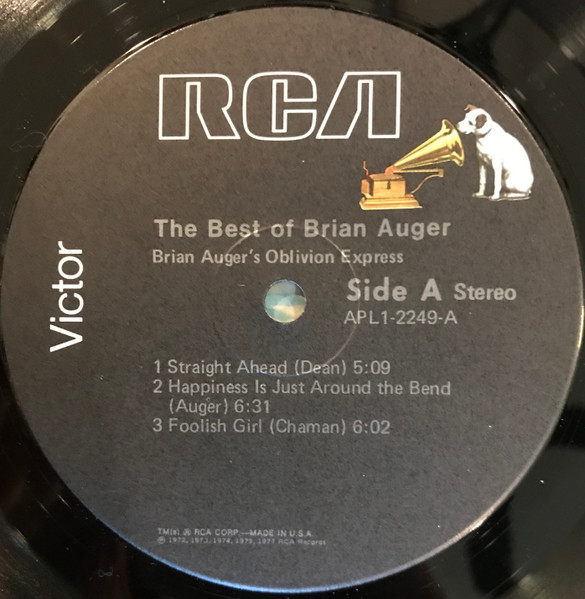 Cover zu Brian Auger - The Best Of Brian Auger | 1977 | Vinyl, LP, Stereo, Compilation | Jazz | US