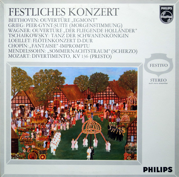 Bild Ludwig van Beethoven, Edvard Grieg, Richard Wagner, Pyotr Ilyich Tchaikovsky, Jean-Baptiste Loeillet, Frédéric Chopin, Felix Mendelssohn-Bartholdy, Wolfgang Amadeus Mozart – Festliches Konze Schallplatten Ankauf