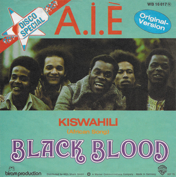 Bild Black Blood (2) – A.I.È | 1975 | Vinyl, Stereo, 45 RPM, 7″, Single | Electronic, Funk / Soul | Germany Schallplatten Ankauf