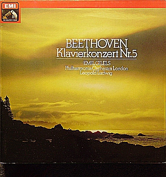 Bild Ludwig van Beethoven – Emil Gilels, Philharmonia Orchestra, Leopold Ludwig – Klavierkonzert Nr. 5 | Vinyl, LP, Reissue | Classical | Germany Schallplatten Ankauf