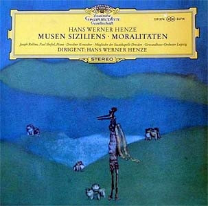 Bild Hans Werner Henze – Musen Siziliens • Moralitäten | Vinyl, LP, Stereo | Classical | Germany Schallplatten Ankauf