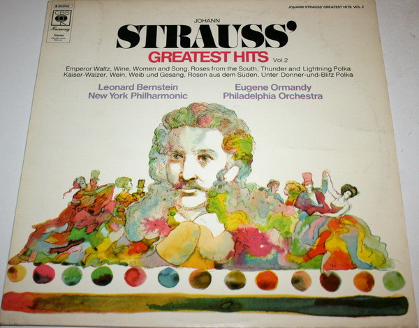 Bild Johann Strauss Jr., Leonard Bernstein, New York Philharmonic, Eugene Ormandy, The Philadelphia Orchestra – Johann Strauss’ Greatest Hits, Volume 2 | 1973 | Classical Schallplatten Ankauf