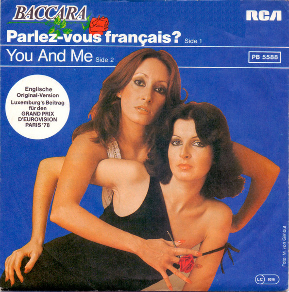 Bild Baccara – Parlez-vous Français? | 1978 | Vinyl, Stereo, 45 RPM, 7″, Single | Funk / Soul, Pop | Germany Schallplatten Ankauf