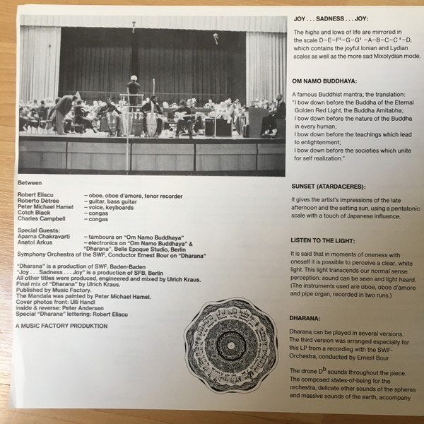 Cover zu Between - Dharana | 1977 | Vinyl, LP, Album, Stereo, Reissue | Electronic, Rock | Germany