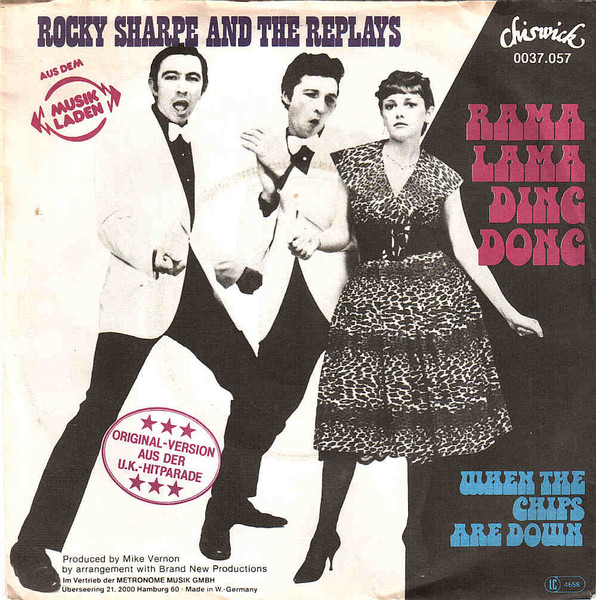 Bild Rocky Sharpe & The Replays – Rama Lama Ding Dong | 1978 | Vinyl, Stereo, 45 RPM, 7″, Single | Rock | Germany Schallplatten Ankauf