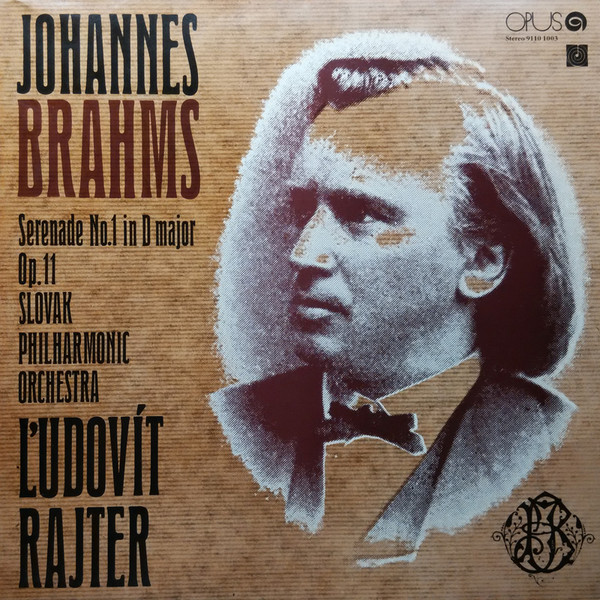 Bild Johannes Brahms, Slovak Philharmonic Orchestra, Ľudovít Rajter – Serenade No.1 In D Major, Op. 11 | Vinyl, LP, Club Edition | Classical | Czechoslovakia Schallplatten Ankauf