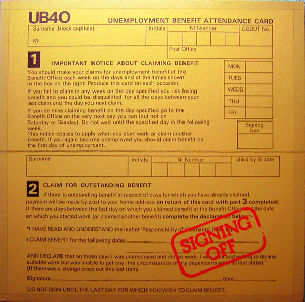 Bild UB40 – Signing Off | 1980 | Vinyl, Stereo, 12″, 45 RPM, Maxi-Single | Reggae | Germany Schallplatten Ankauf