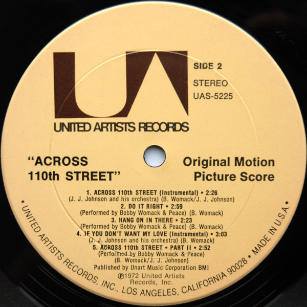 Cover zu Bobby Womack, J.J. Johnson - Across 110th Street | 1972 | Vinyl, LP, Album, Stereo | Funk / Soul, Stage & Screen | US