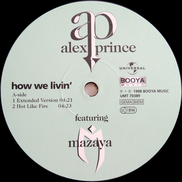 Cover zu Alexandra Prince Featuring Mazaya - How We Livin' | 1998 | Vinyl, 12