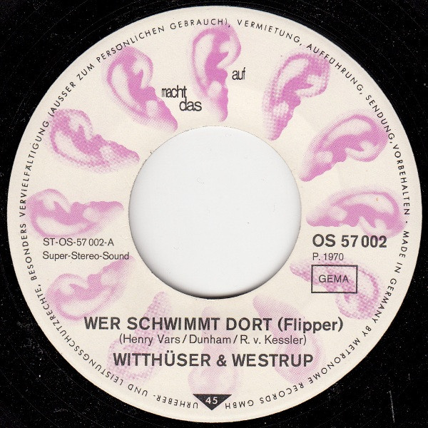 Cover zu Witthüser & Westrupp - Einst Kommt Die Nacht / Wer Schwimmt Dort (Flipper) | 1970 | Vinyl, 45 RPM, 7