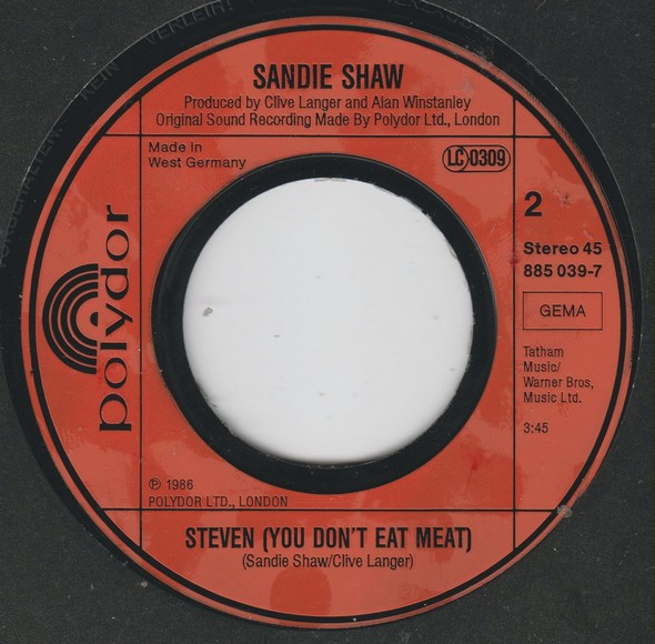 Cover zu Sandie Shaw - Are You Ready To Be Heartbroken? | 1986 | Vinyl, Stereo, 45 RPM, 7