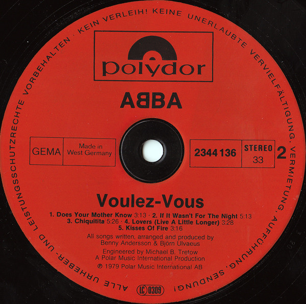 Cover zu ABBA - Voulez-Vous | 1979 | Vinyl, LP, Album, Stereo | Rock, Pop | Germany