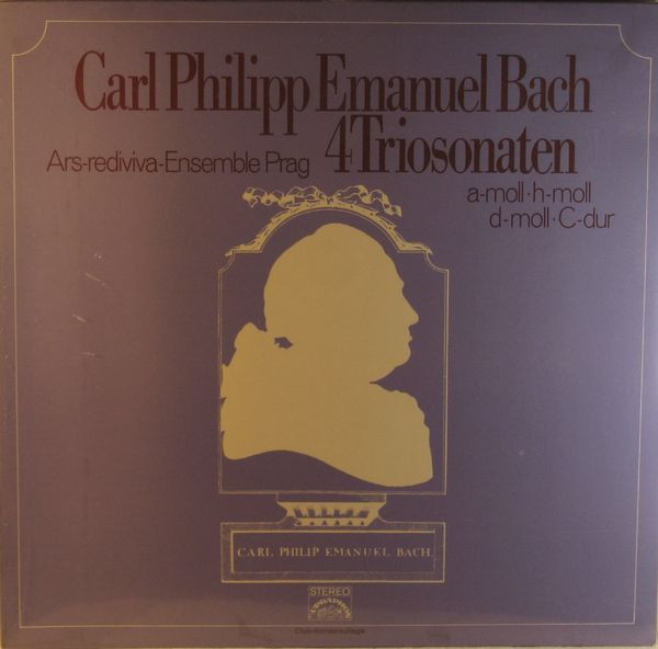 Bild Carl Philipp Emanuel Bach, Ars Rediviva Ensemble – 4 Triosonaten | 1969 | Vinyl, LP, Album, Stereo, Club Edition | Classical | Germany Schallplatten Ankauf