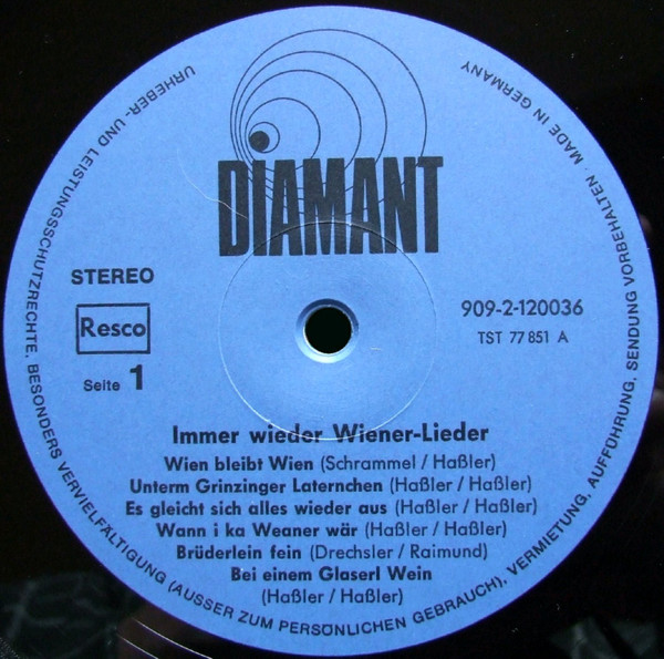 Cover zu Willy Hagara - Immer Wieder Wiener-Lieder | 1973 | Vinyl, LP, Stereo, Compilation | Pop | Germany