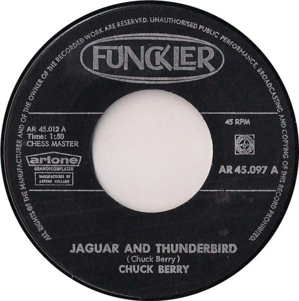 Cover zu Chuck Berry - Jaguar And Thunderbird / Our Little Rendez-Vous | Vinyl, 45 RPM, 7