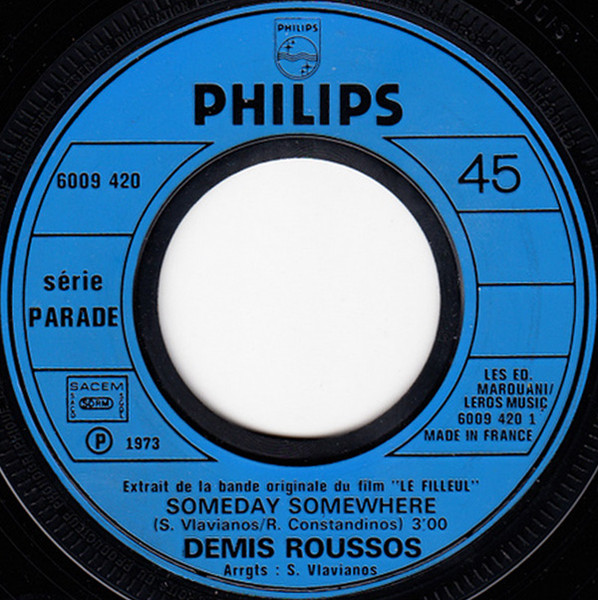 Cover zu Demis Roussos - Someday, Somewhere | 1973 | Vinyl, 45 RPM, 7