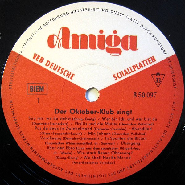 Cover zu Oktoberklub - Der Oktober-Klub Singt | Vinyl, LP, Album, Mono | Rock, Folk, World, & Country | German Democratic Republic (GDR)
