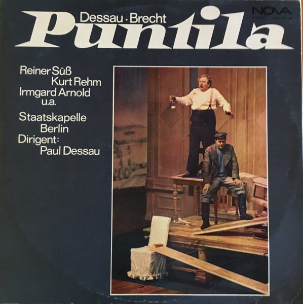Bild Paul Dessau, Bertolt Brecht, Reiner Süß, Kurt Rehm, Irmgard Arnold, Staatskapelle Berlin, Paul Dessau – Puntila | Vinyl, LP, Album, Stereo, Reissue | Classical Schallplatten Ankauf