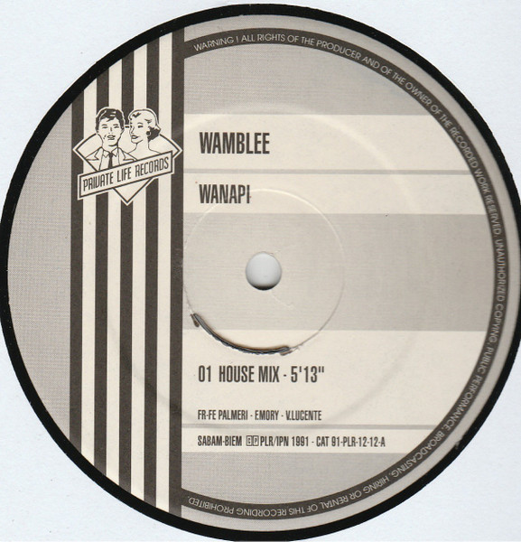 Cover zu Wamblee - Wa Na Pi | 1991 | Vinyl, 12