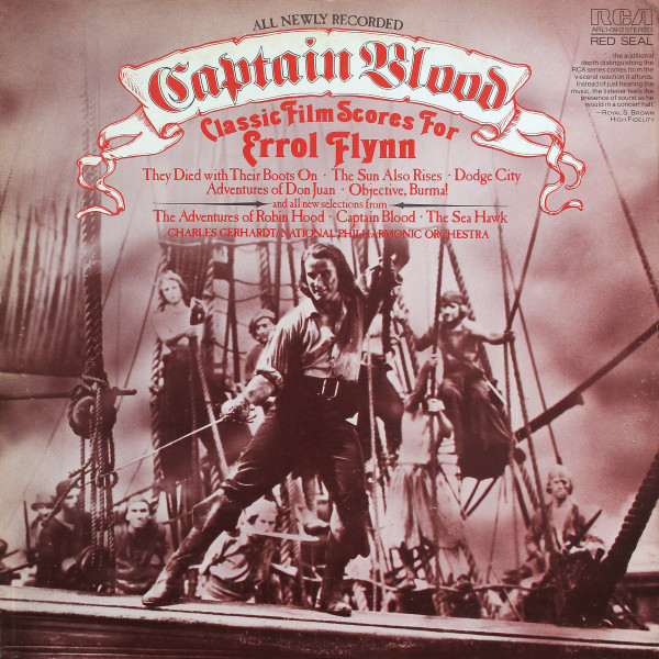 Bild Charles Gerhardt, National Philharmonic Orchestra – Captain Blood — Classic Film Scores For Errol Flynn | 1975 | Vinyl, LP, Album, Stereo | Classical, Stage & Screen | US Schallplatten Ankauf