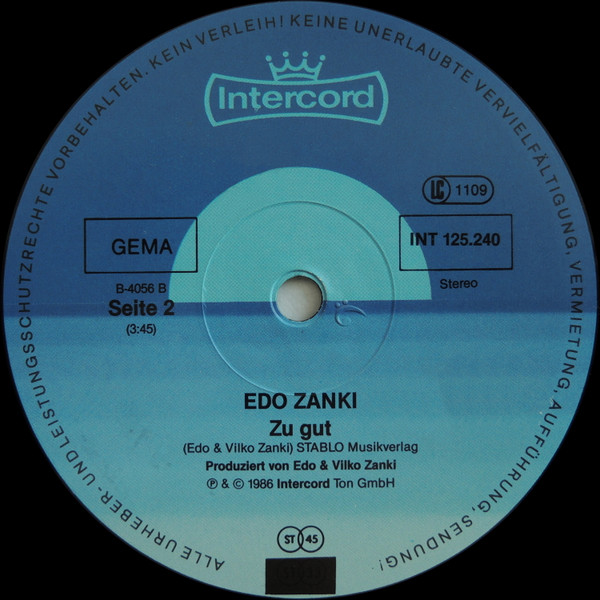 Cover zu Edo Zanki - Dein Roter Mund | Vinyl, 12