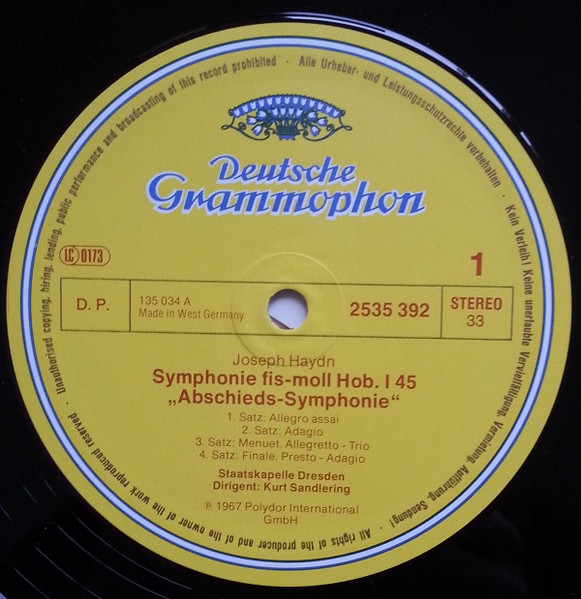 Cover zu Kurt Sanderling, Eugen Jochum, Joseph Haydn - Symphonien Nr. 45