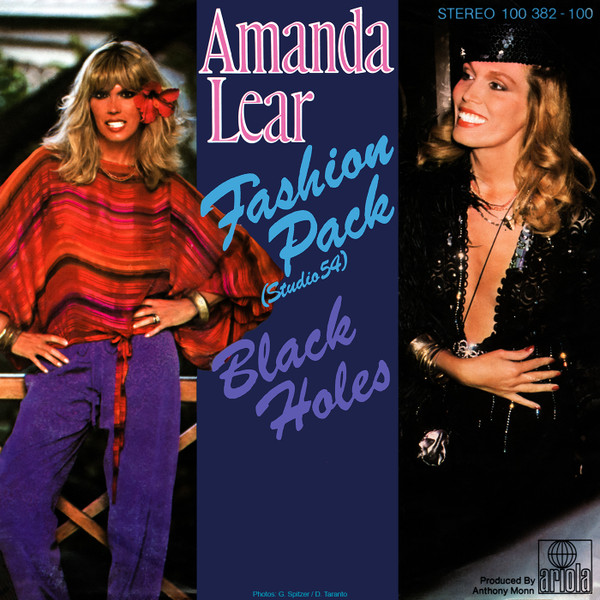 Bild Amanda Lear – Fashion Pack (Studio 54) / Black Holes | 1979 | Vinyl, Stereo, 45 RPM, 7″, Single | Electronic | Germany Schallplatten Ankauf