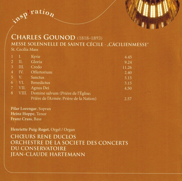 Cover zu Charles Gounod, Franz Schubert - Cäcilienmesse - Deutsche Messe | CD, Compilation, Comp | Classical | Europe
