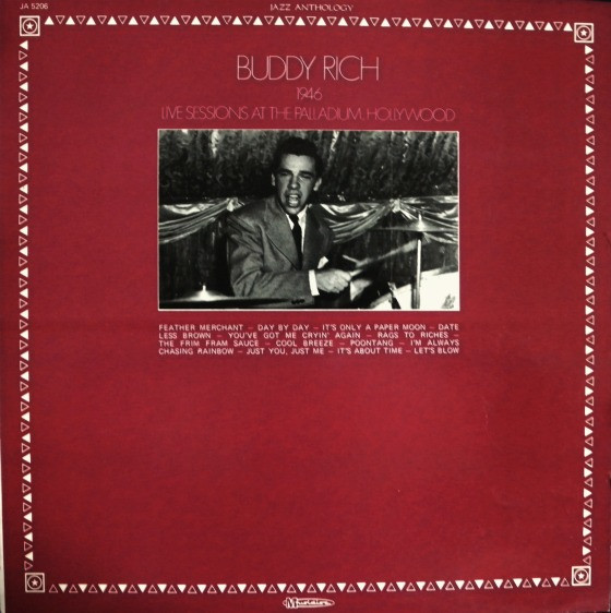 Bild Buddy Rich – One Night Stand – 1946 – Live Sessions At The Palladium, Hollywood | 1977 | Vinyl, LP | Jazz | France Schallplatten Ankauf