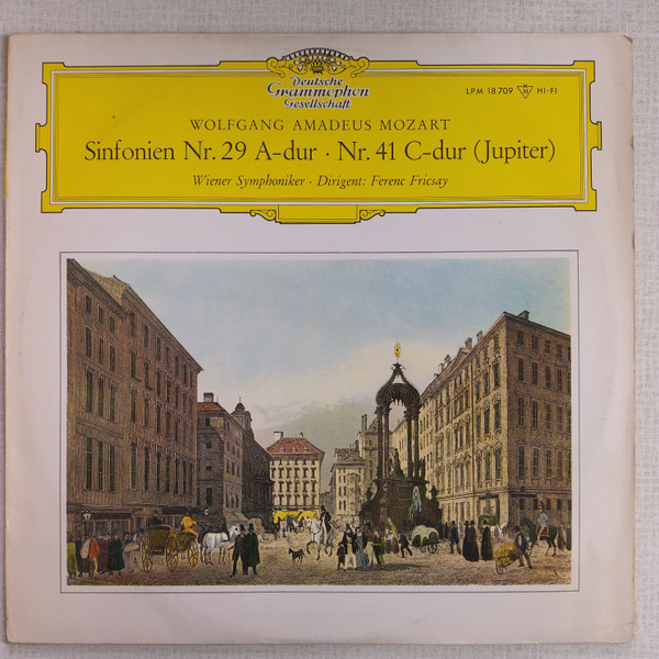 Bild Wolfgang Amadeus Mozart, Ferenc Fricsay, Wiener Symphoniker – Sinfonie Nr. 29 & Sinfonie Nr.41 | 1961 | Vinyl, LP, Mono | Classical | Germany Schallplatten Ankauf