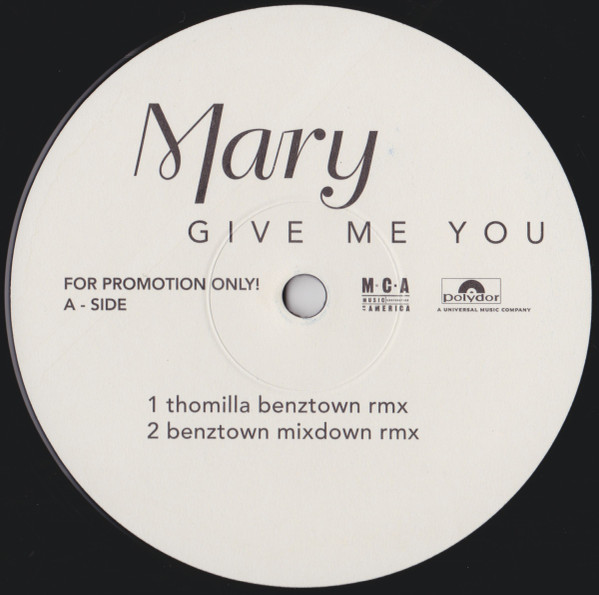 Cover zu Mary J. Blige - Give Me You (The Mixes) | 2000 | Vinyl, 12