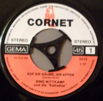 Cover zu Bing Wittkamp Und Die Kakadus - Auf Die Bäume, Ihr Affen! | 1970 | Vinyl, 45 RPM, 7