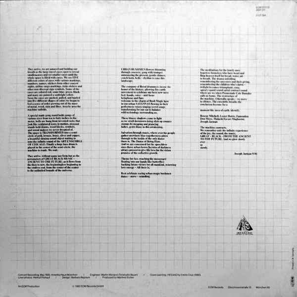 Cover zu The Art Ensemble Of Chicago - Urban Bushmen | 1982 | Vinyl, LP, Album | Jazz | Europe